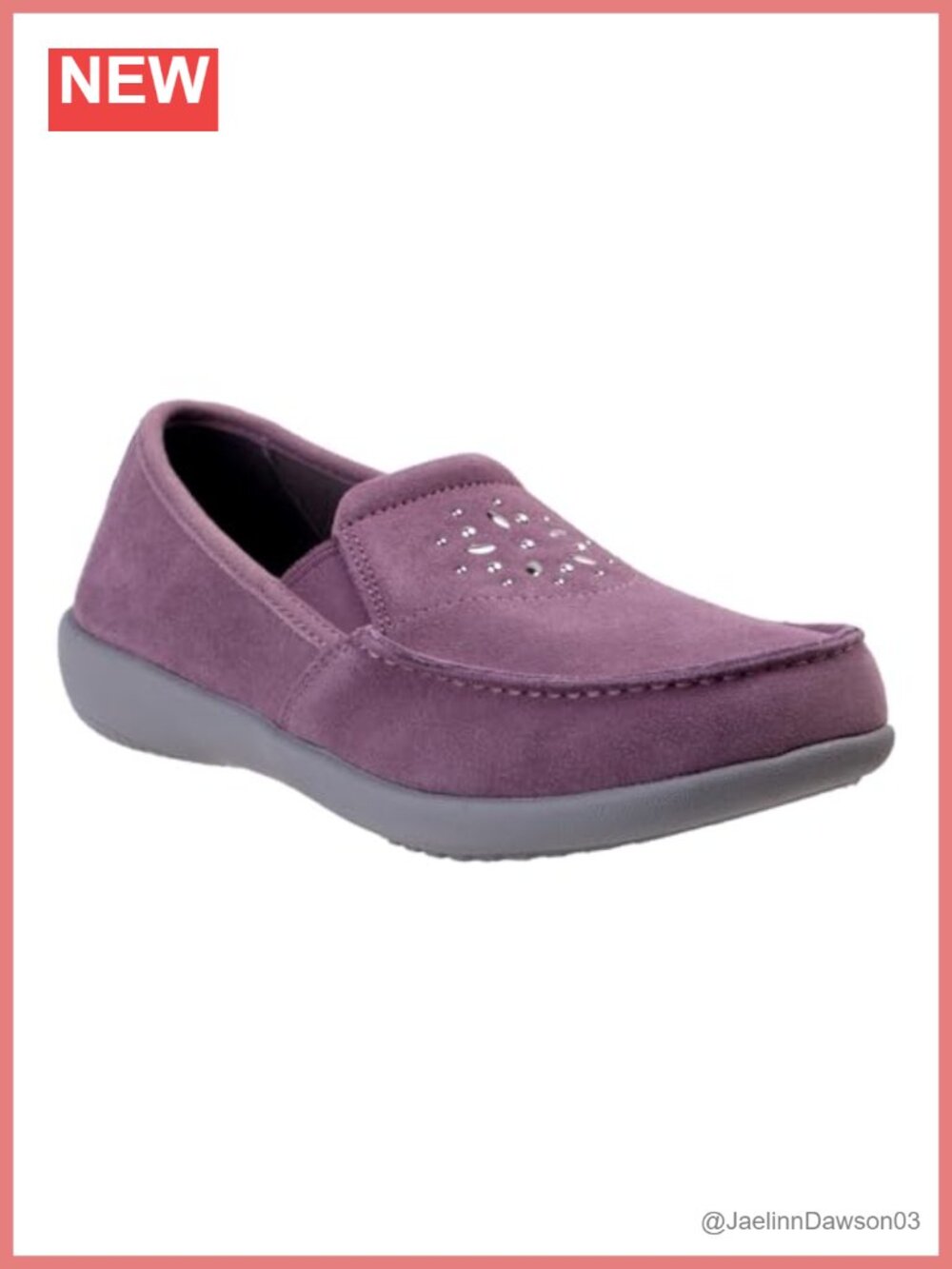 Women's Suede Loafers with Orthotic Support Wedge Heel Pull-On Comfort Shoes